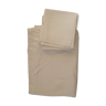Old tablecloth, 7 white damask towels, hem days handmade
