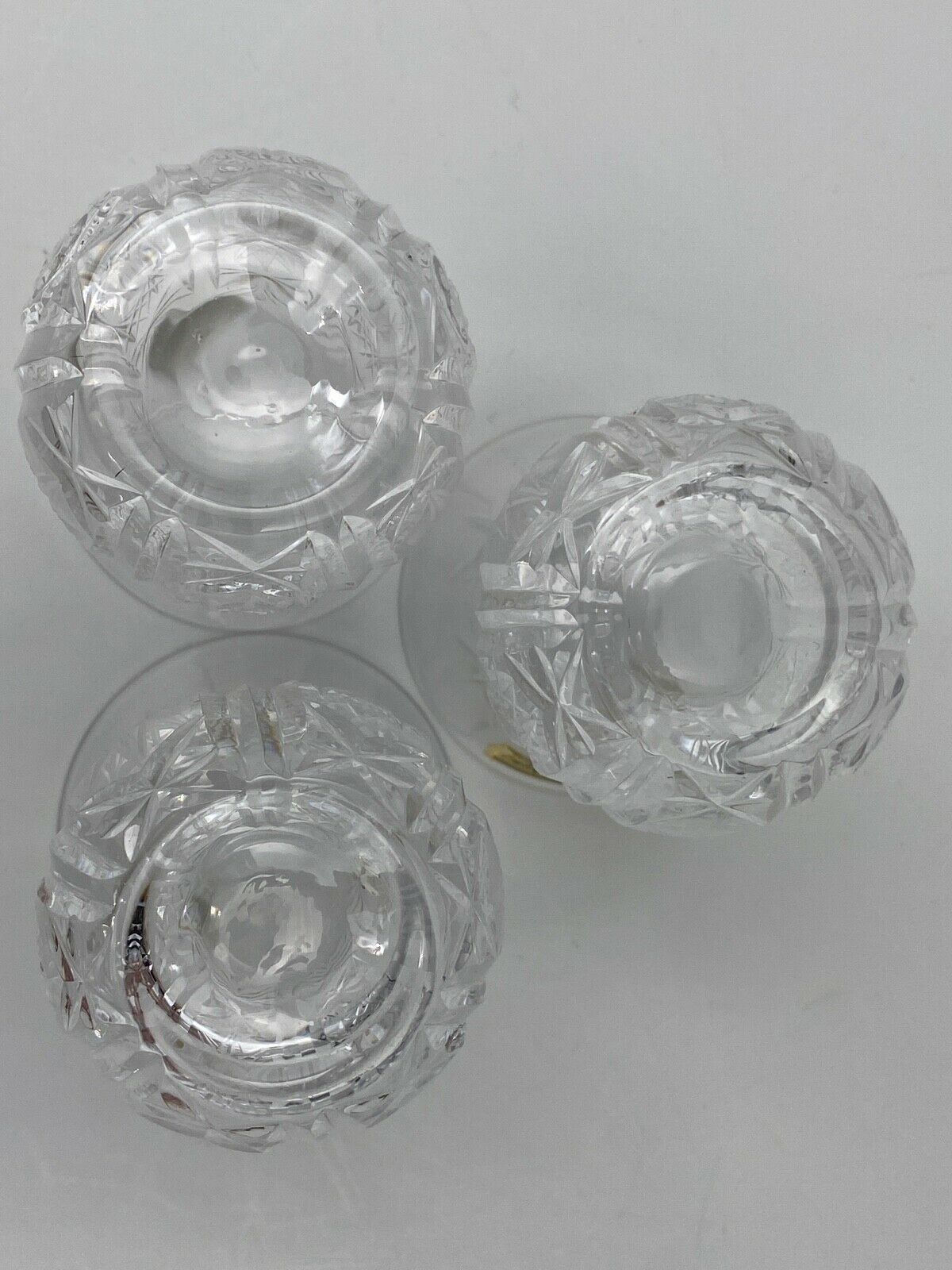 6 GLASSES A THE TURKISH CRISTAL PASBACHE UNDER CUP SPOONFULS JUMBO STAINLESS STEEL 18/8