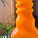 Vintage seventies orange opaline pendant light