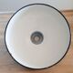 Vintage enamelled metal lampshade