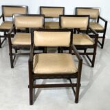 Mid-Century Modern Set of 6 Armchairs by Edward Wormley for Dunbar