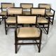 Mid-Century Modern Set of 6 Armchairs by Edward Wormley for Dunbar