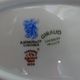 Fish plate limoges "corail la mer" porcelain a. giraud & cie sauviat