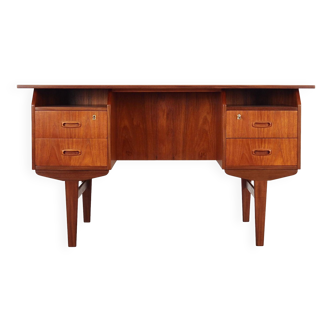 Bureau en teck, design danois, années 1970, production : Danemark