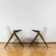 Pair of Model 300 177 Bunny Armchairs, 1960s
