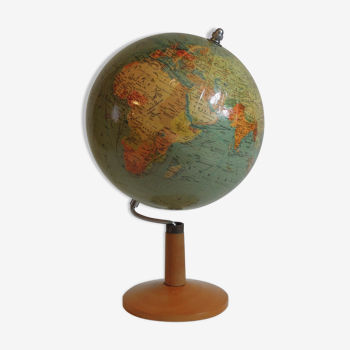 Globe terrestre vintage hollandais