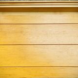 Curled pine desk by Roland Haeusler for Maison Regain circa 1970