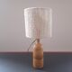 Ceramic lamp and rope lampshade