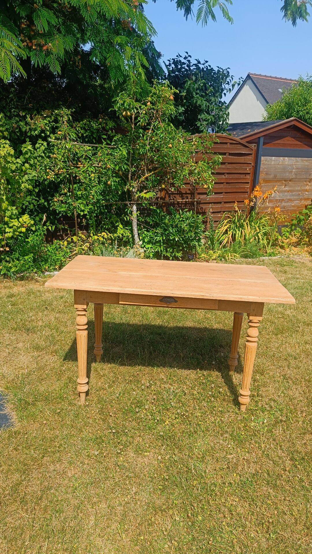 Oak farmhouse table