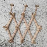 accordion coat rack faux bamboo