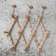 accordion coat rack faux bamboo