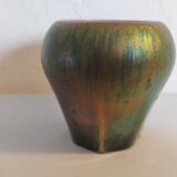 Vase en grès irisé