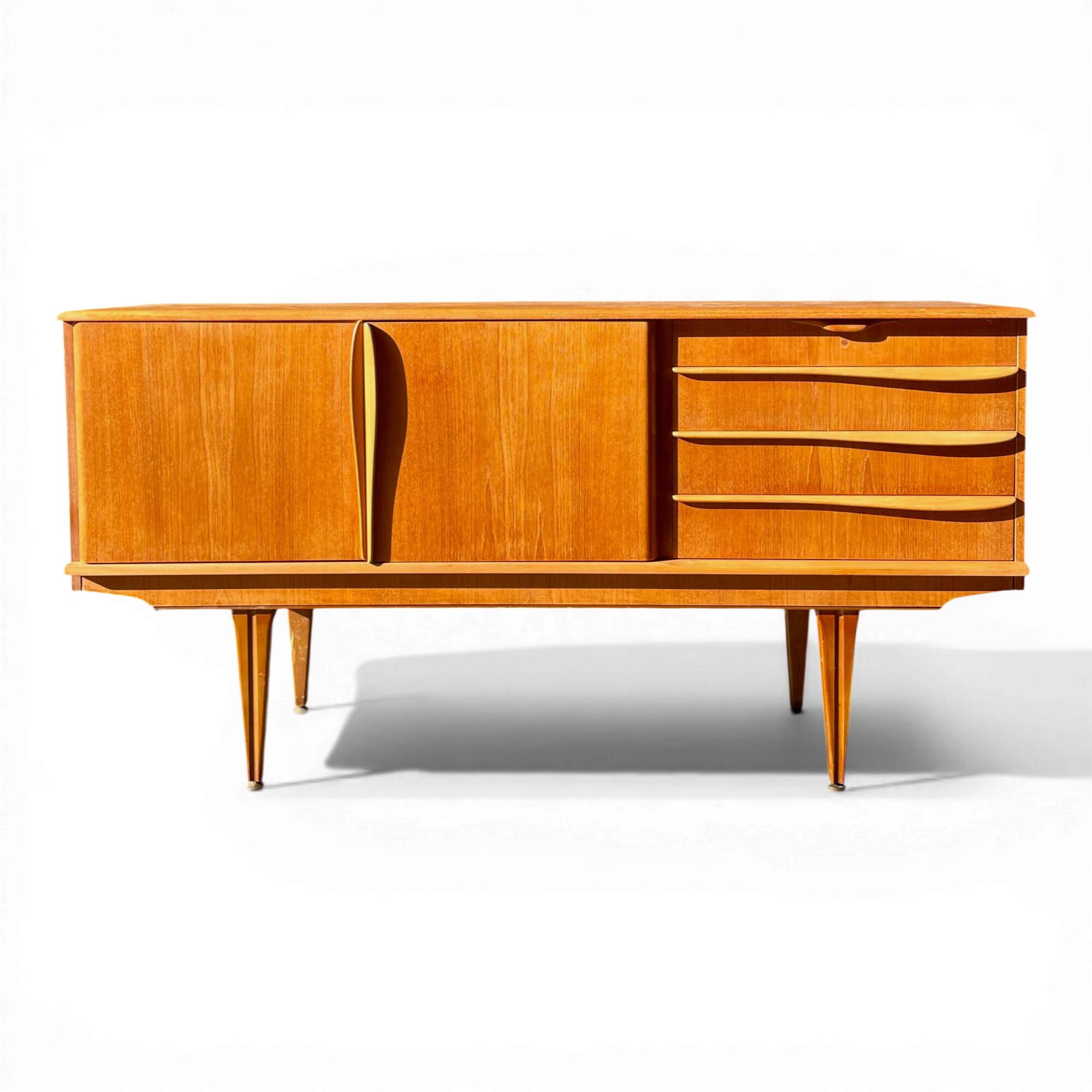 1960s teak Scandinavian enfilade style