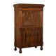 Empire secretary Bottega Maggiolini in walnut, Italy, 19th century