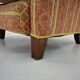 1940s art deco armchair, Czechoslovakia