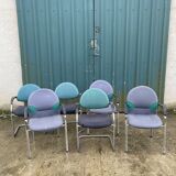 Set of 6 Onda chairs edition VITRA Design Mario Bellini