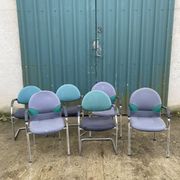 Set of 6 Onda chairs edition VITRA Design Mario Bellini