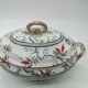 Antique porcelain soup tureen England Minton satsuma 19th century