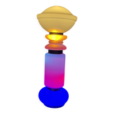 Lampada da terra "Birillo" di Carlo Nason per AV Mazzega, 1970