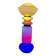Lampadaire "Birillo" de Carlo Nason pour AV Mazzega, 1970