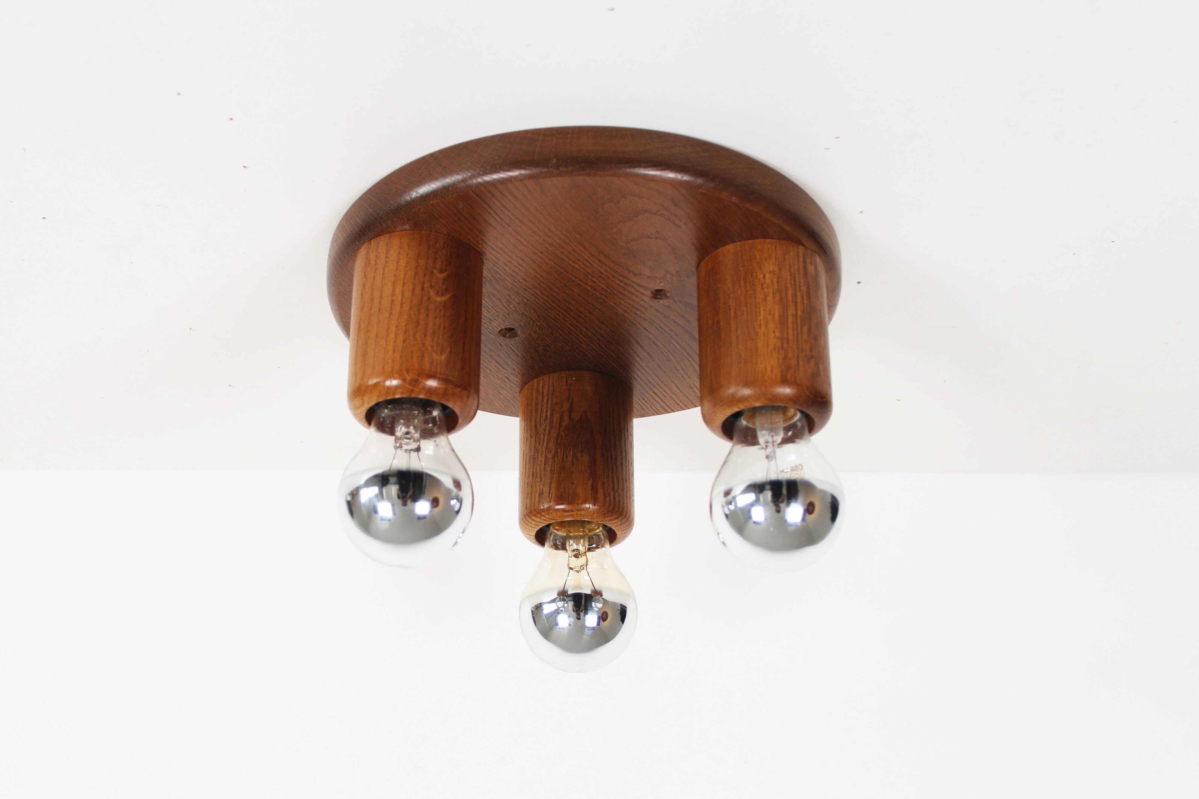 Vintage 1970's old stock 'Japandi' style ceiling or wall light