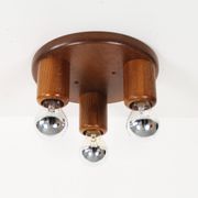 Vintage 1970's old stock 'Japandi' style ceiling or wall light