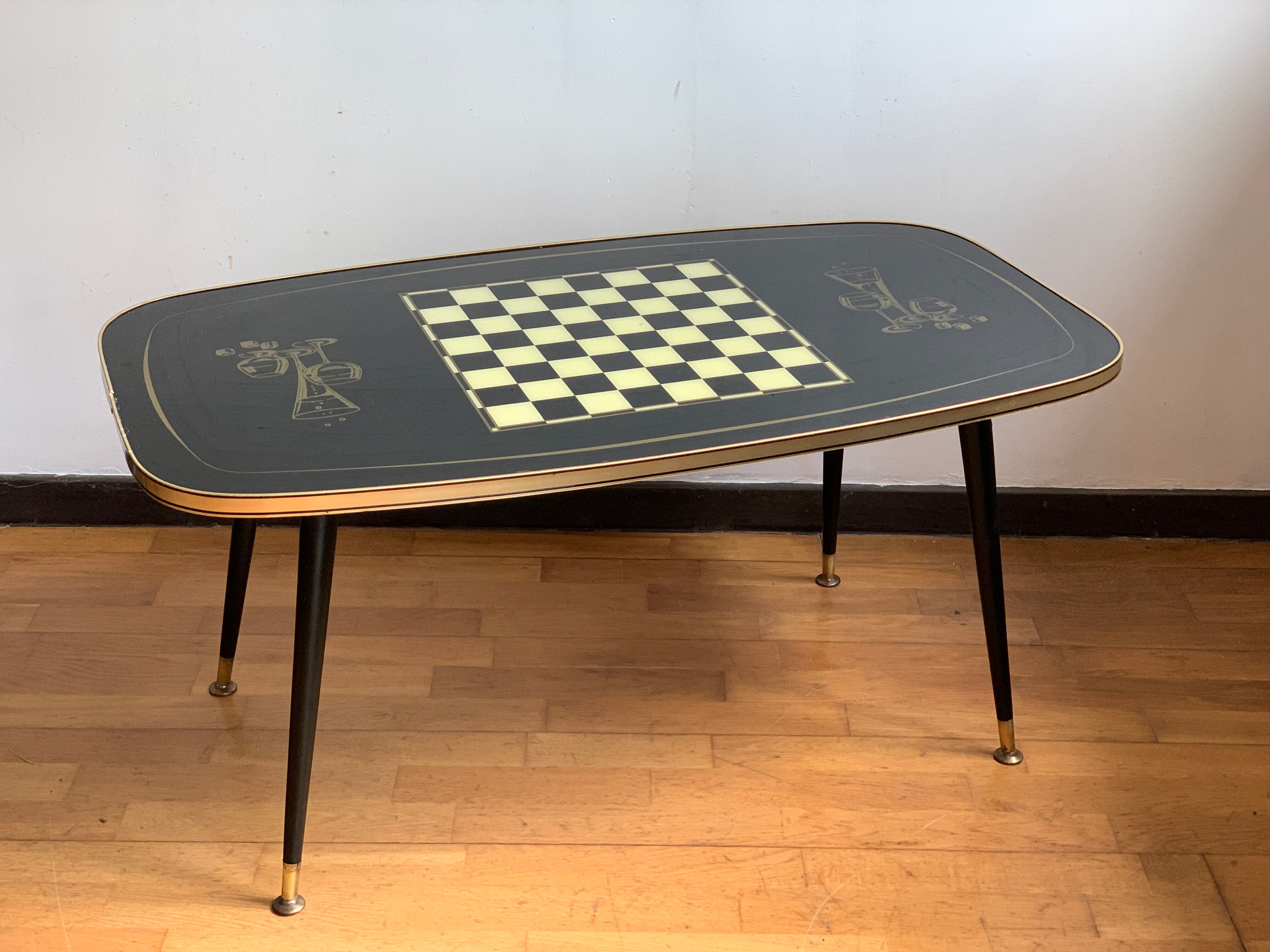 Vintage cocktail coffee table