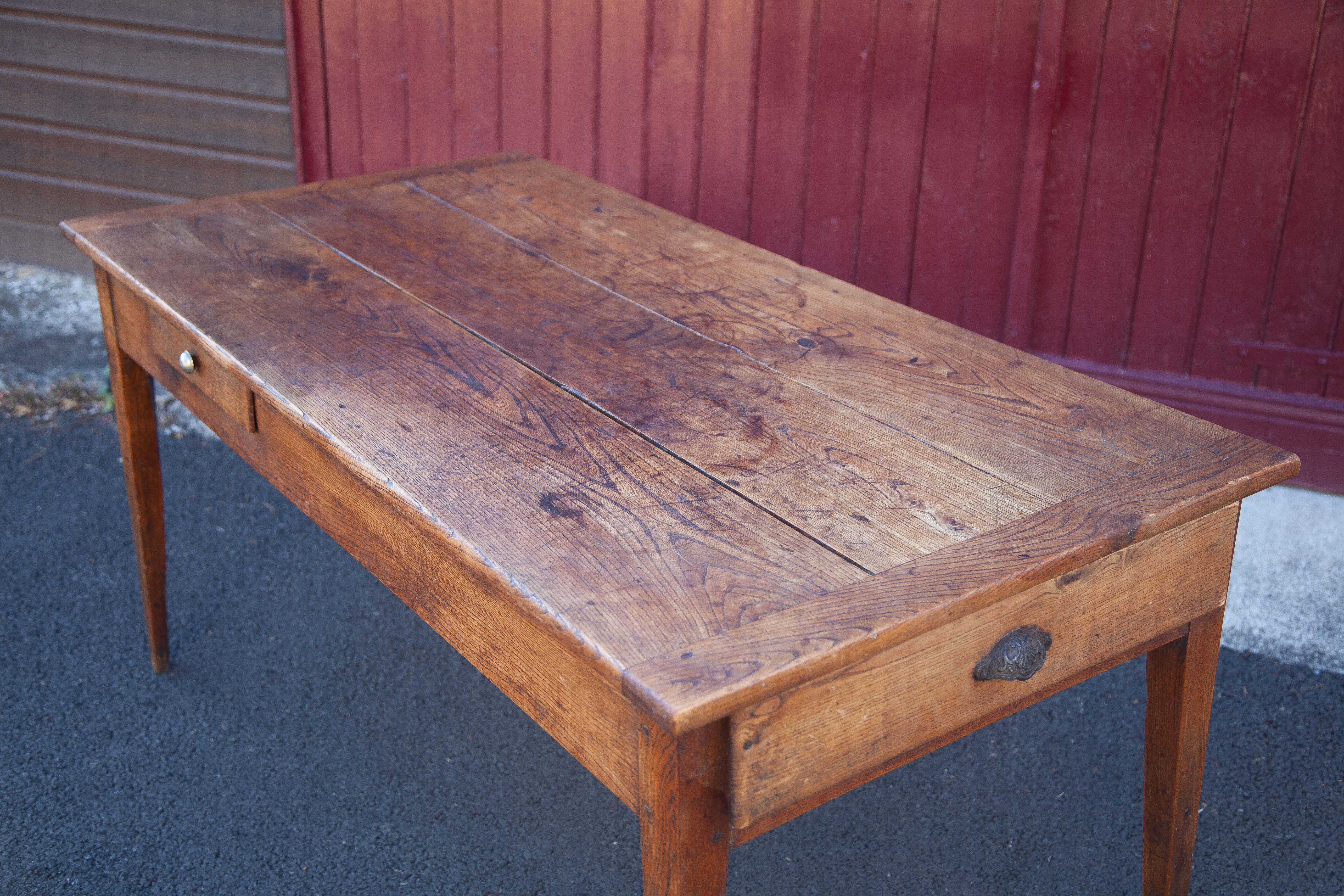 Old farmhouse table