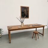 Table de ferme en hêtre XL