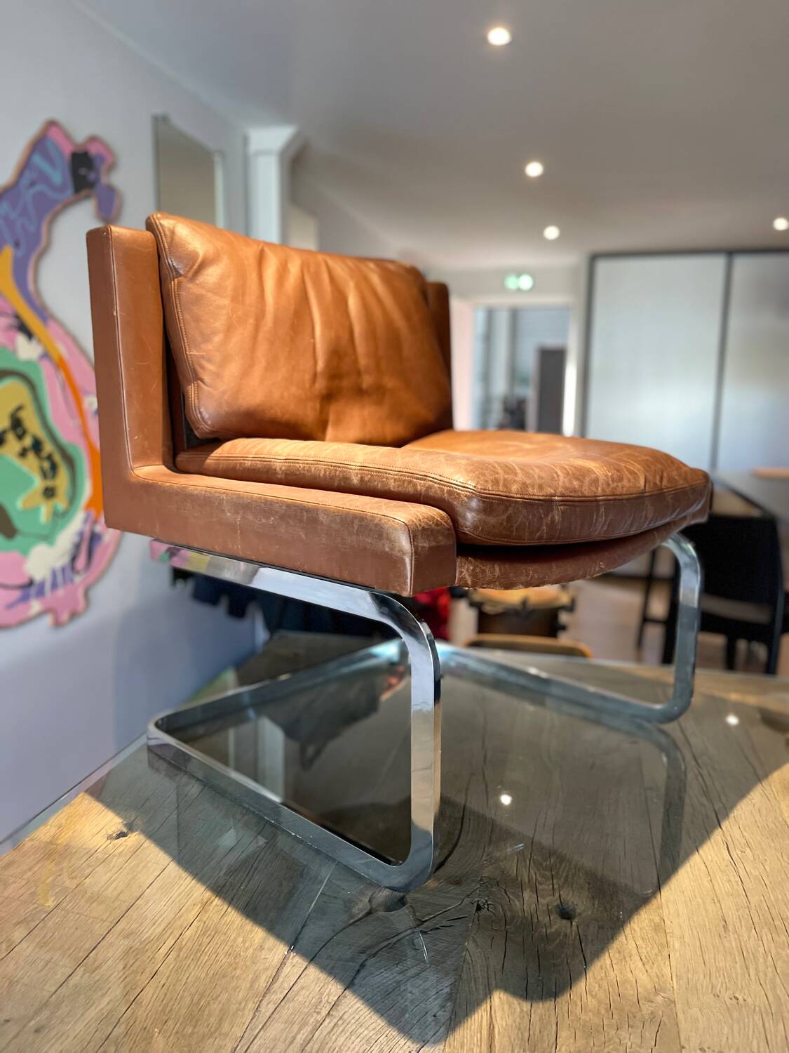 Mid century DS-201 leather armchair by Robert Haussmann for De Sede - Switzerland 1957