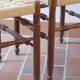 2 chaises rustiques vintage en bois tourné, années 70