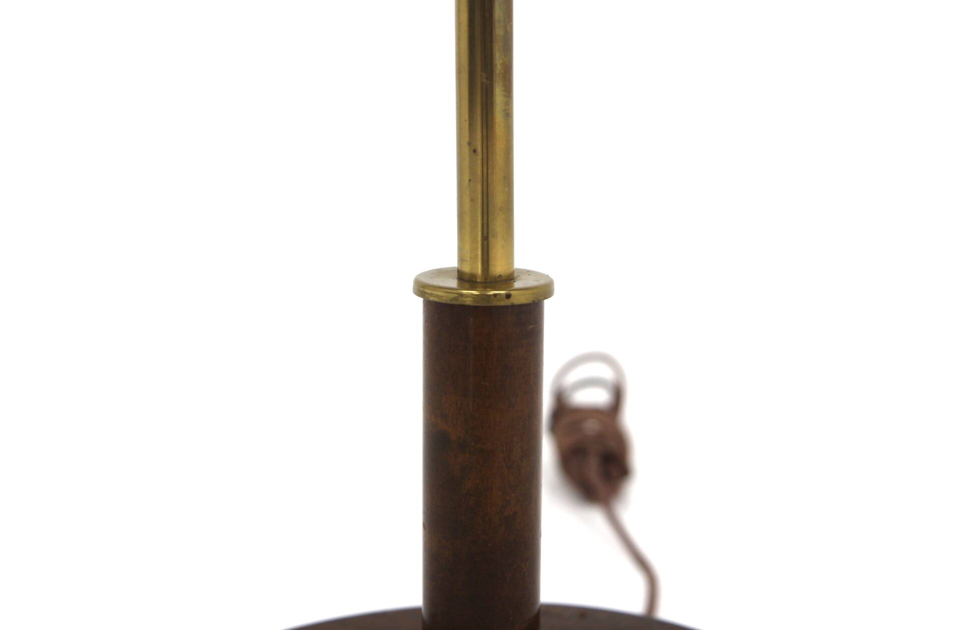 Scandinavian birch floor lamp, Sweden, 1940