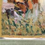 Workshop background, Henry Sené (1889-1961)