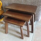 Brutalist trundle table