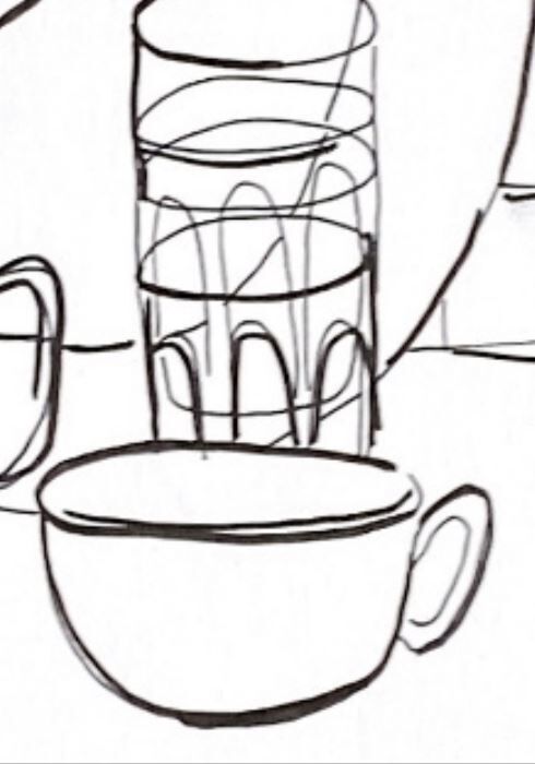 Illustration " Snack " A4