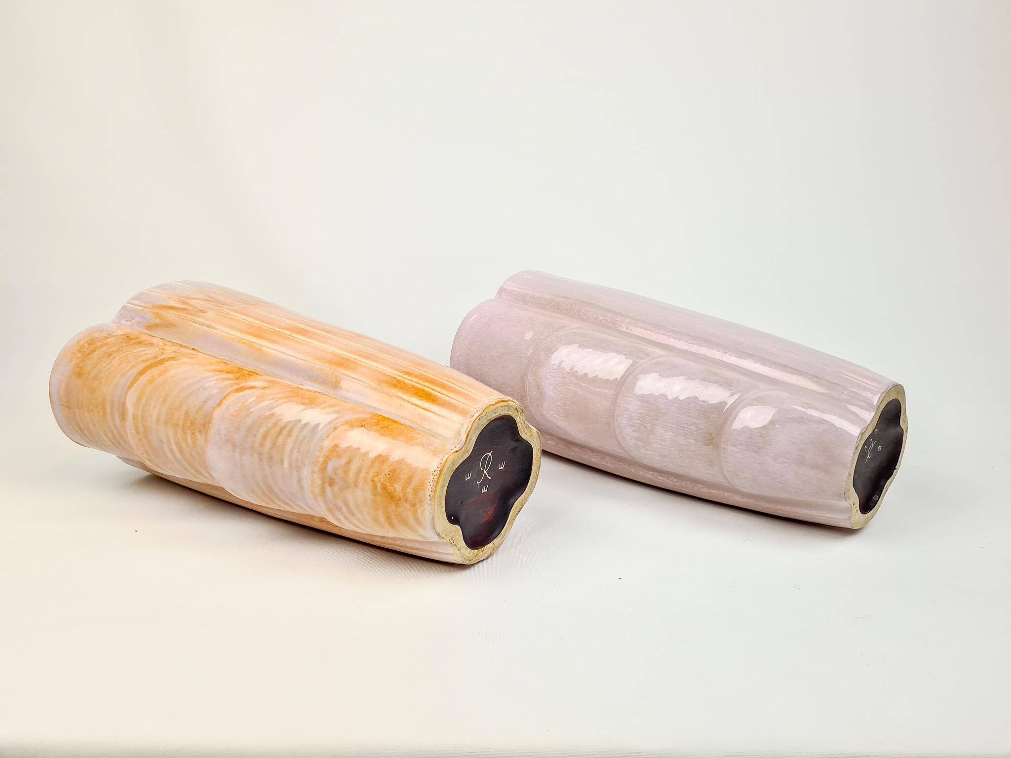 Vases en Céramique Moderne du Milieu du Siècle Rörstrand Gunnar Nylund, Suède