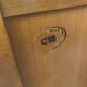 Antique louis xv style weekly chest wood 7 drawers & vintage metal handles
