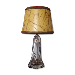 Lampe en verre de meisenthal
