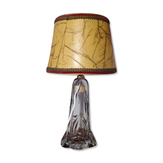 Lampe en verre de Meisenthal