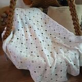 2 antique handmade crochet bedspreads