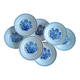 Set de 6 assiettes en faience vintage