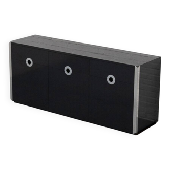 Italian Alveo Sideboard by Willy Rizzo 1970s