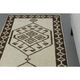 1970s Vintage Turkish Handmade Wool & Cotton Beige Runner Rug 89x320