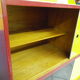 Vintage storage cabinet/sideboard with shelves, wood, formica, carlene