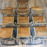 Batch of 10 nursery chairs