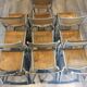 Batch of 10 nursery chairs