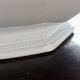 Antique Creil and Montereau earthenware tureen with blue pearl motif