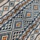Hand-woven natural wool hallway rug