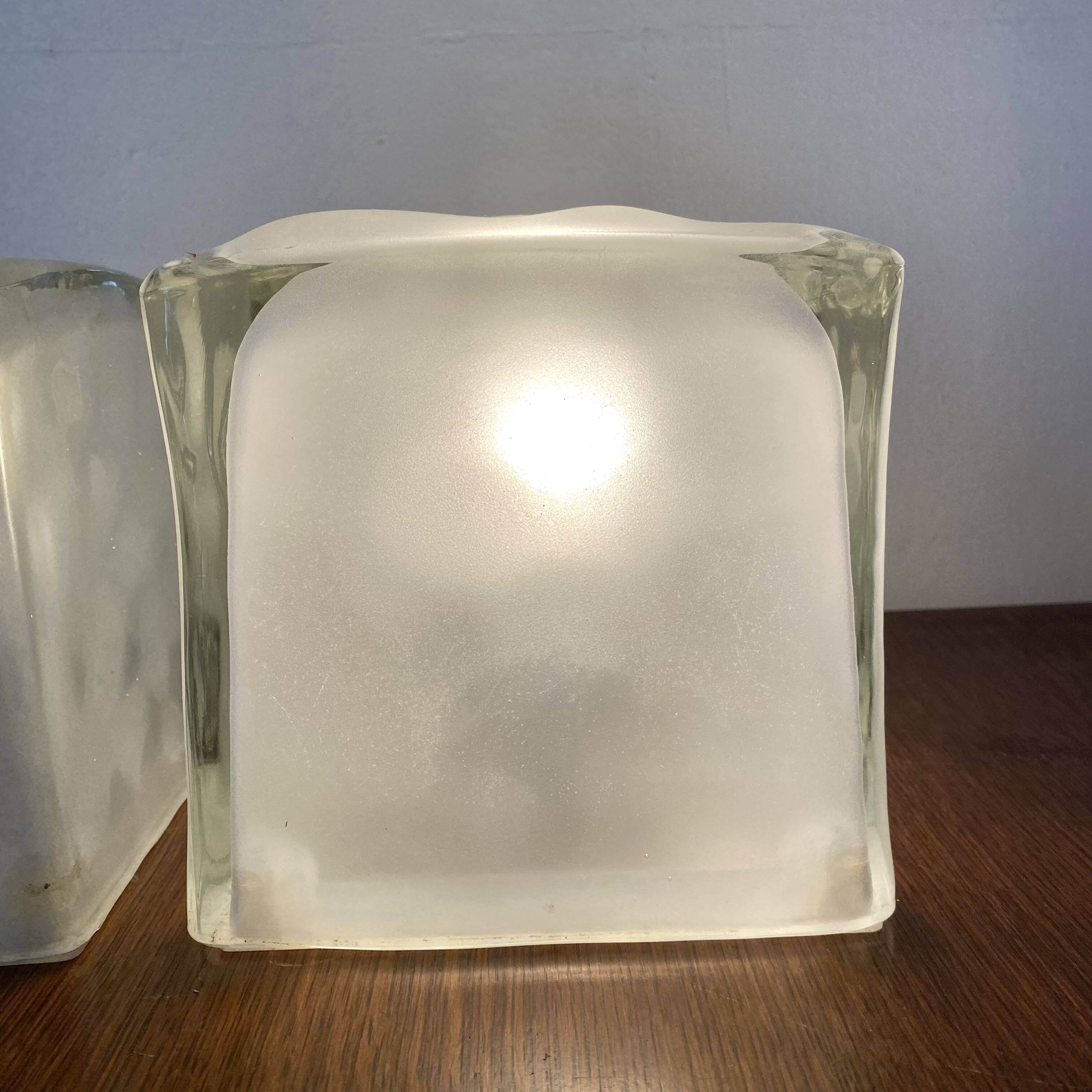 Vintage IKEA Iviken Ice Cube Lamps