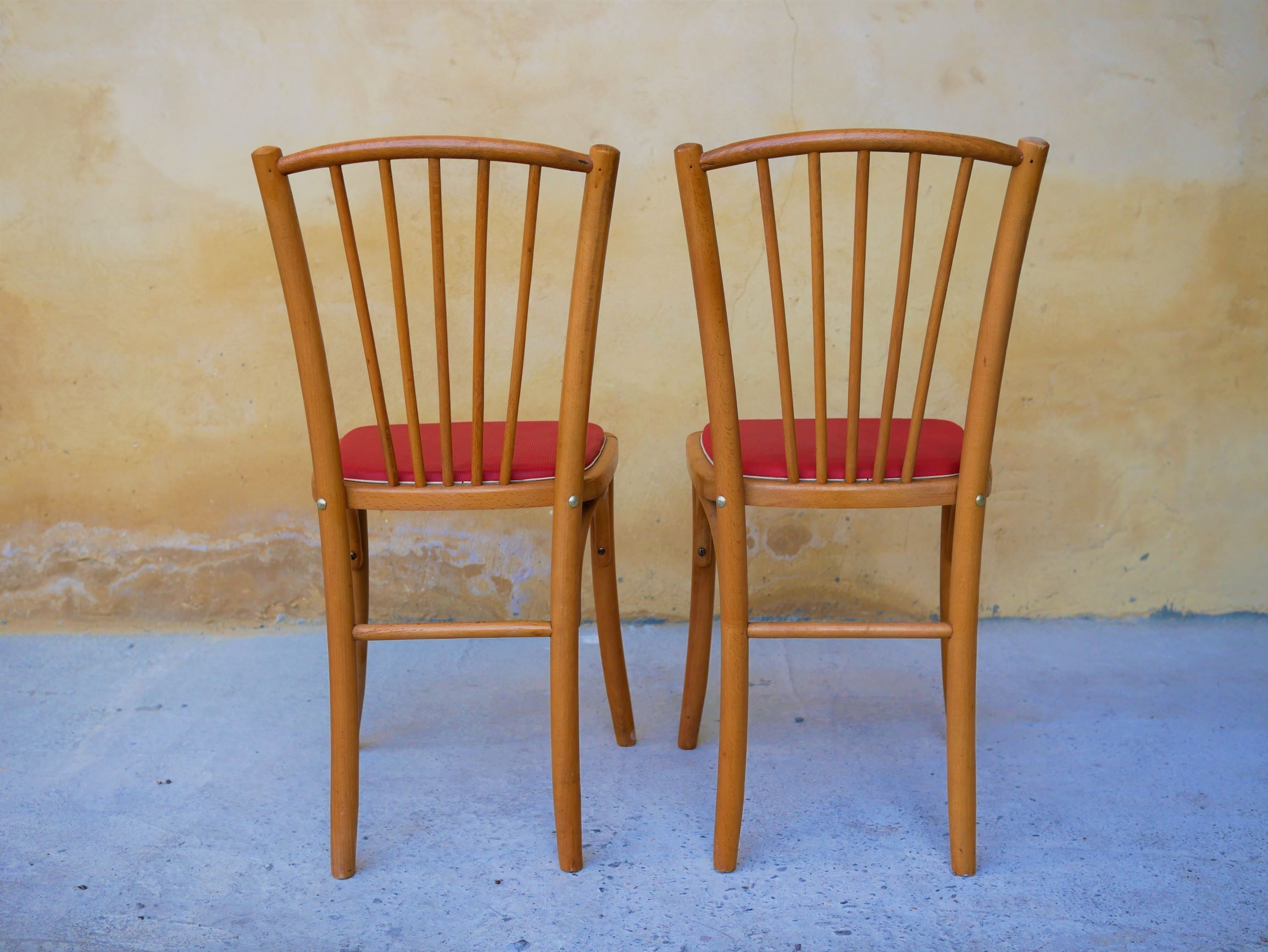 Pair of vintage bistro chairs